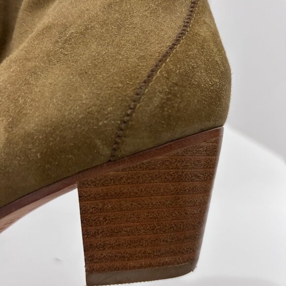 Aerin Women's Heeled Ankle Boot Bootie 'Tilstone' Tan Size 6 M Italian Leather - Picture 8 of 9